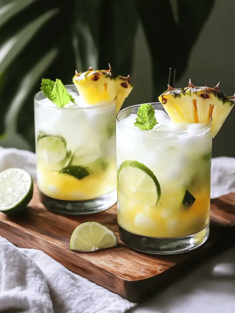 Pineapple Coconut Mojito
