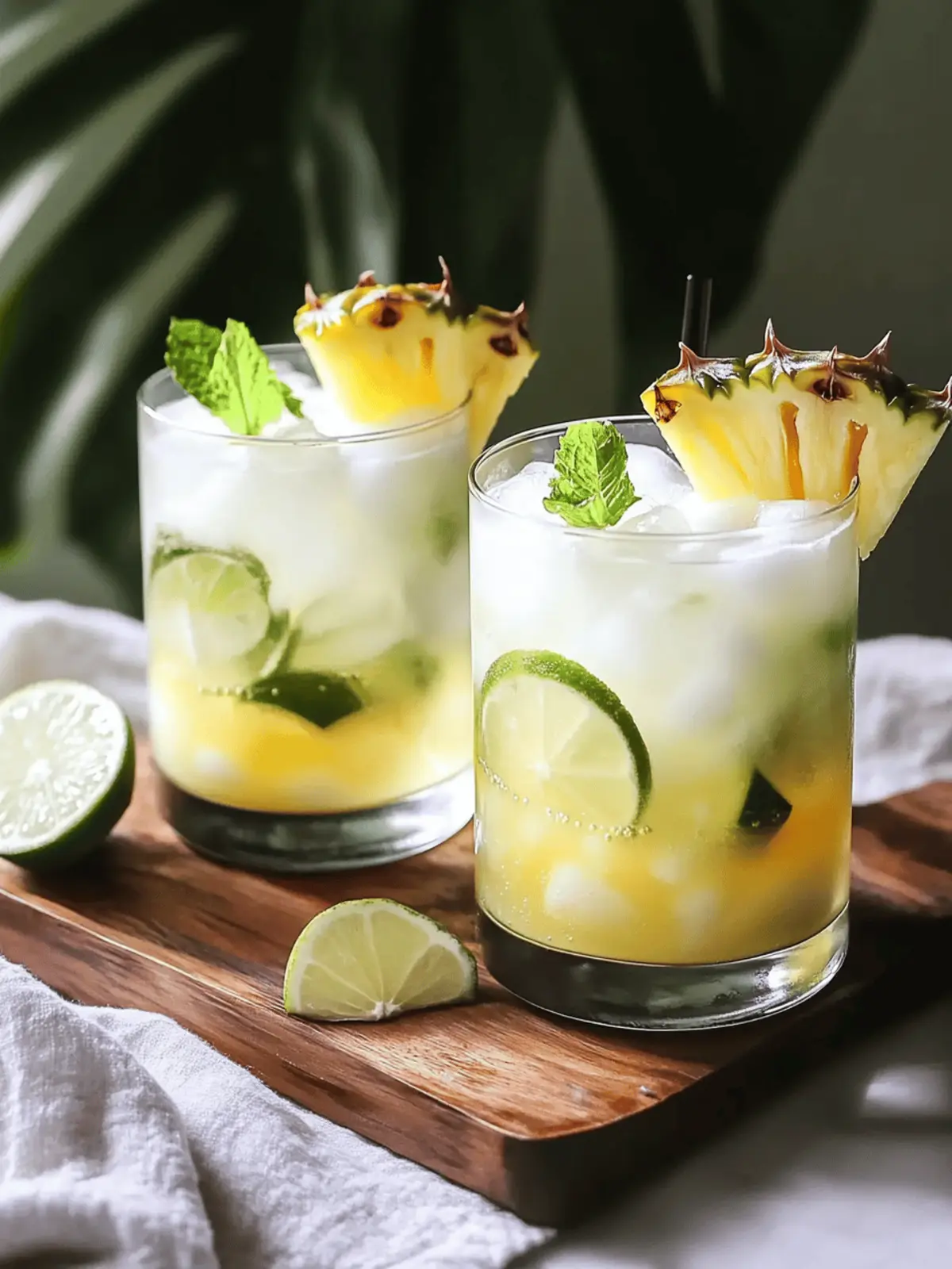 Pineapple Coconut Mojito