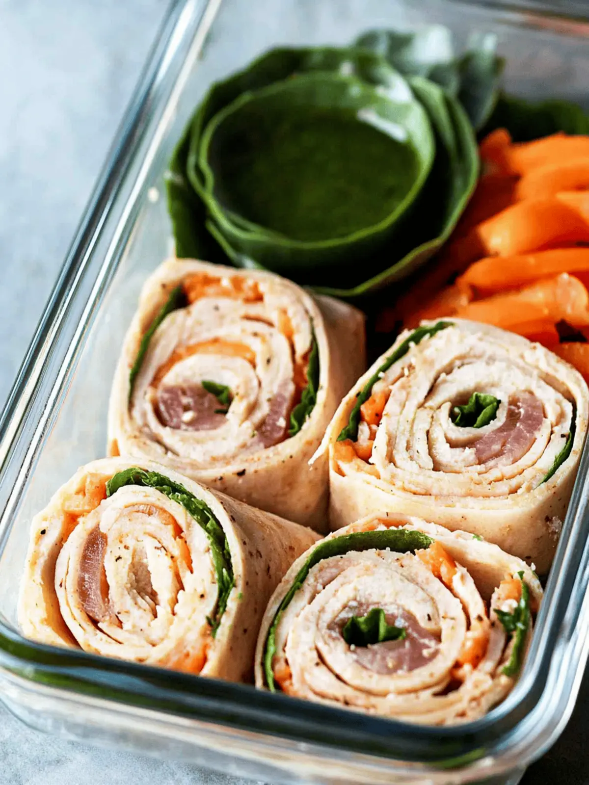 Turkey and Cheese Roll-Ups