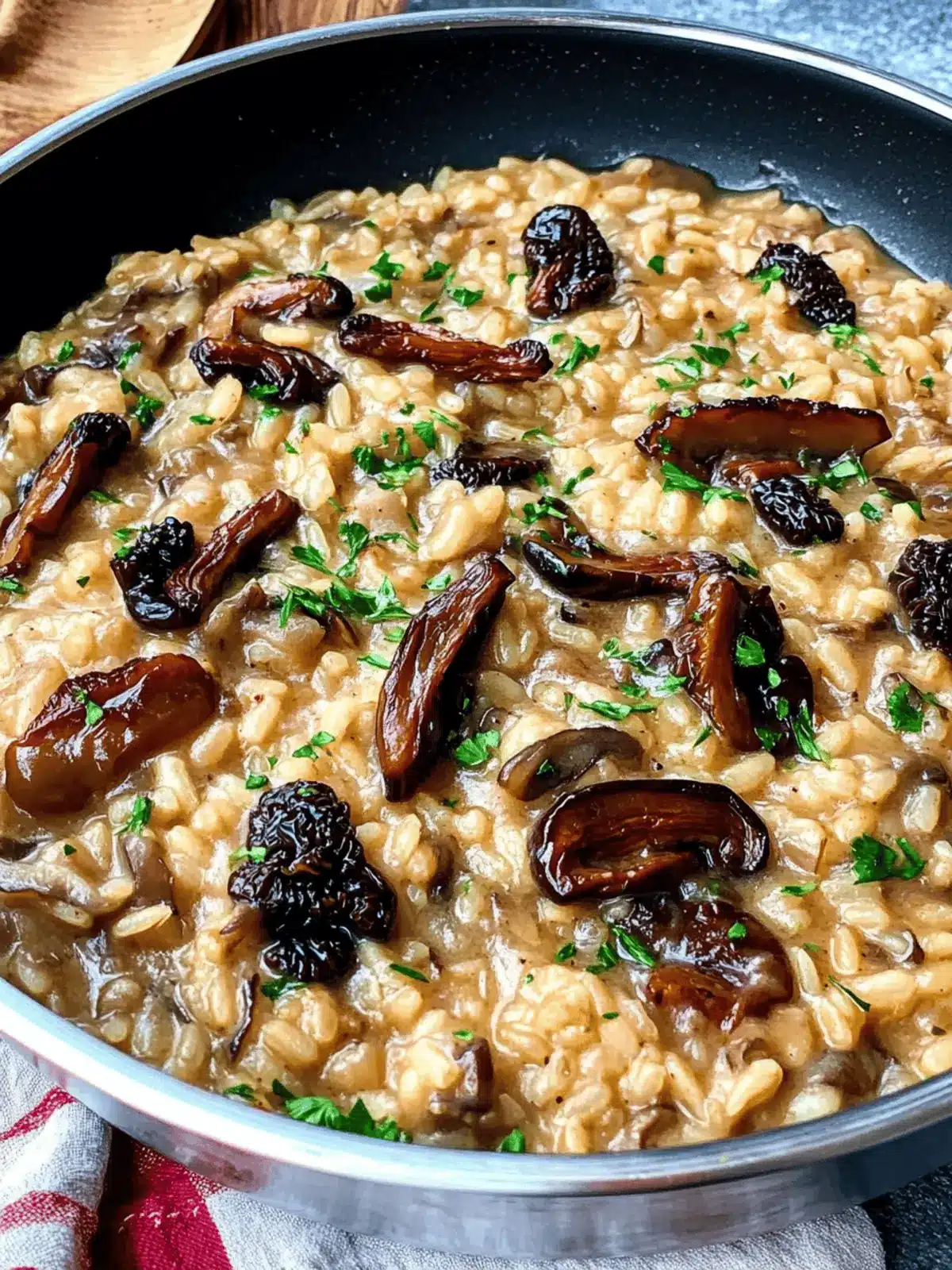 Morel Mushroom Risotto