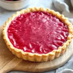 Sweet Rhubarb Custard Tart