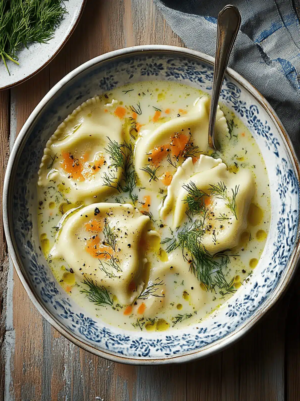 Pierogi Dill Soup