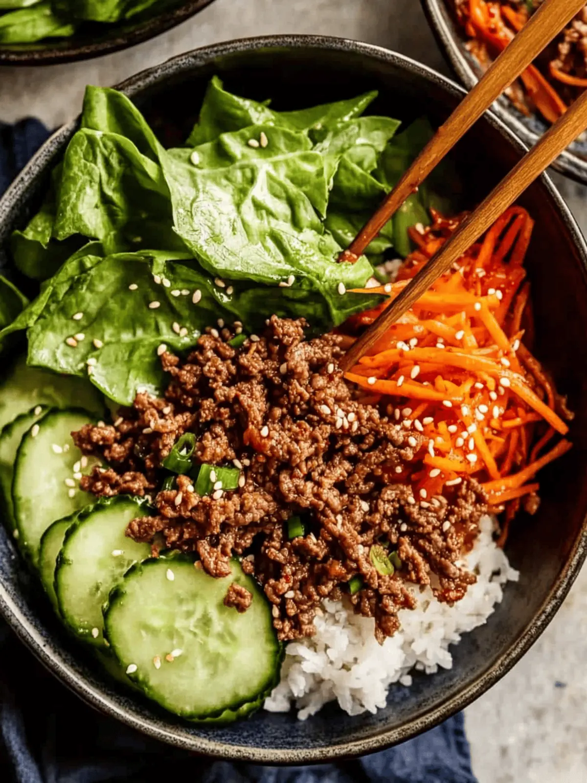 Korean Ground Beef Bulgogi