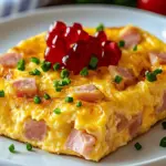 Baked Ham and Cheese Omelette