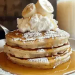 Sweet Coconut Cream Pancakes