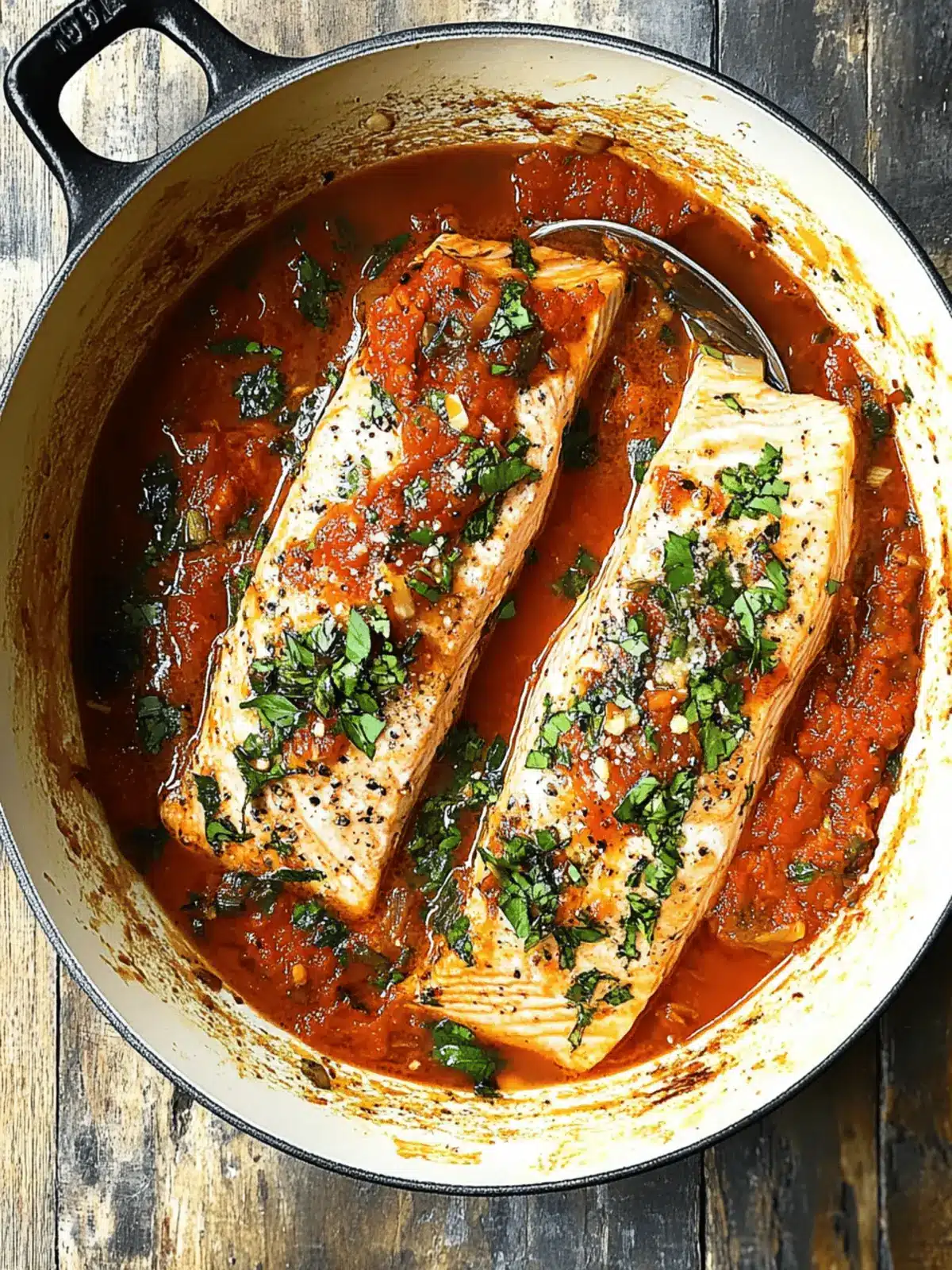 Savor Quick Salmon all’Arrabbiata in Just 25 Minutes