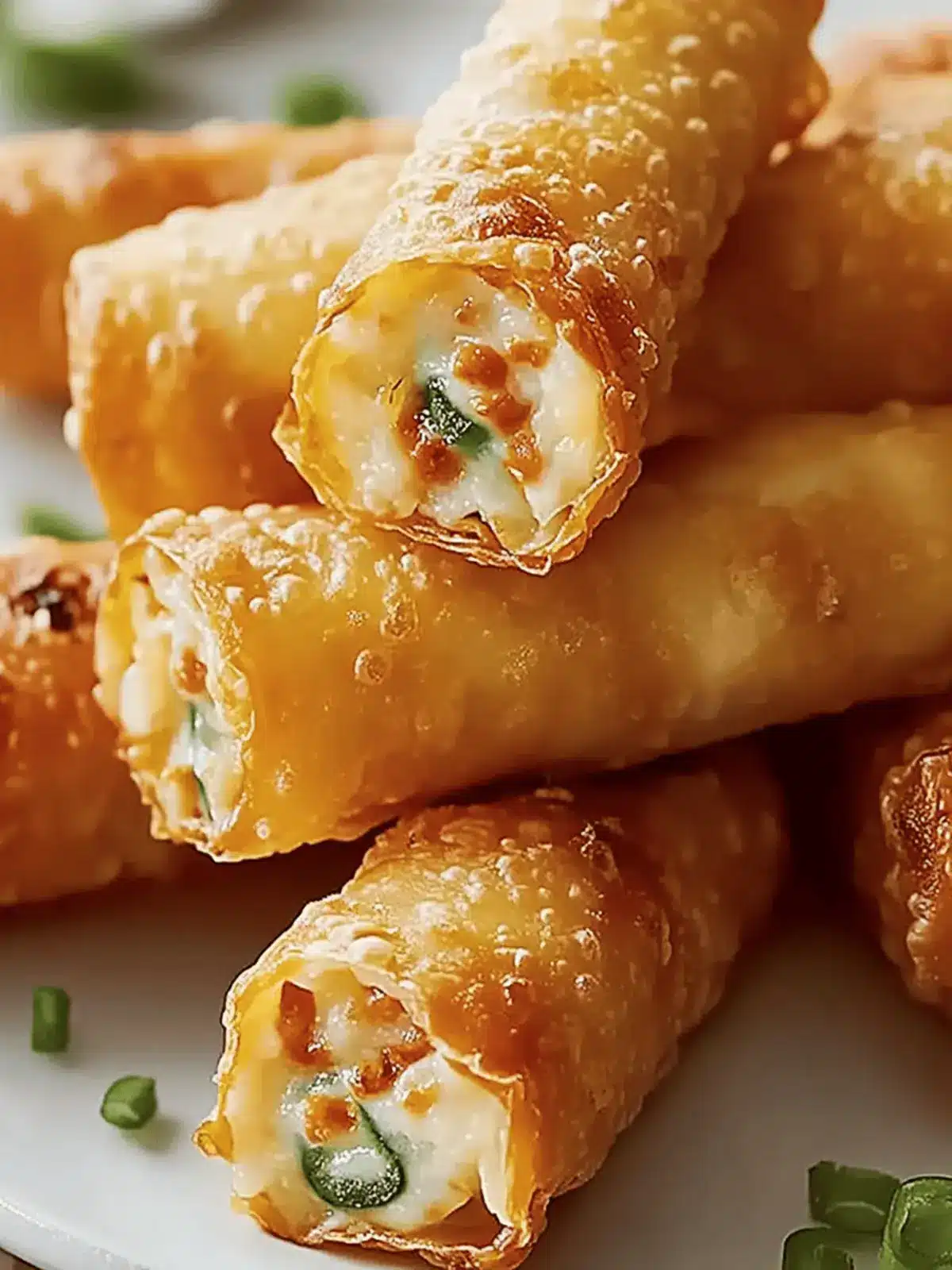 Mini Jalapeño Popper Egg Rolls
