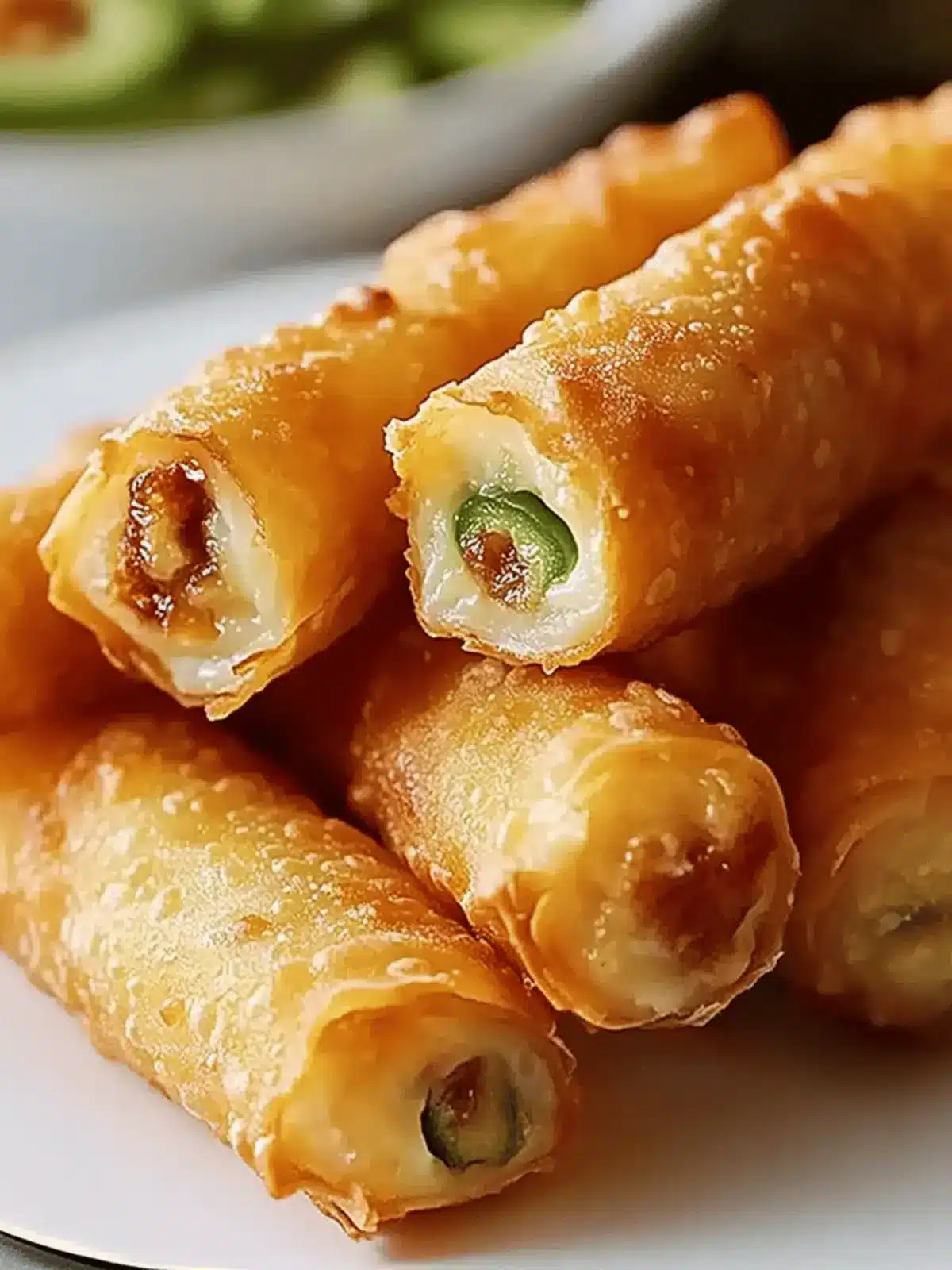 Mini Jalapeño Popper Egg Rolls