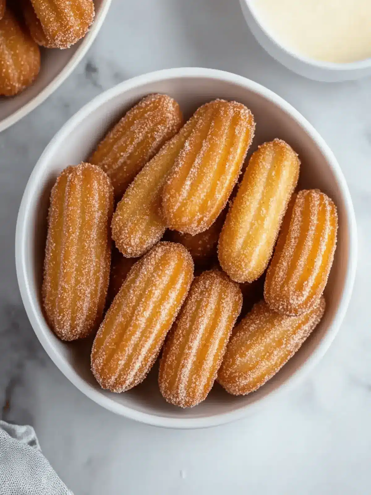 Irresistible Baked Churro Bites - Quick and Guilt-Free Treat