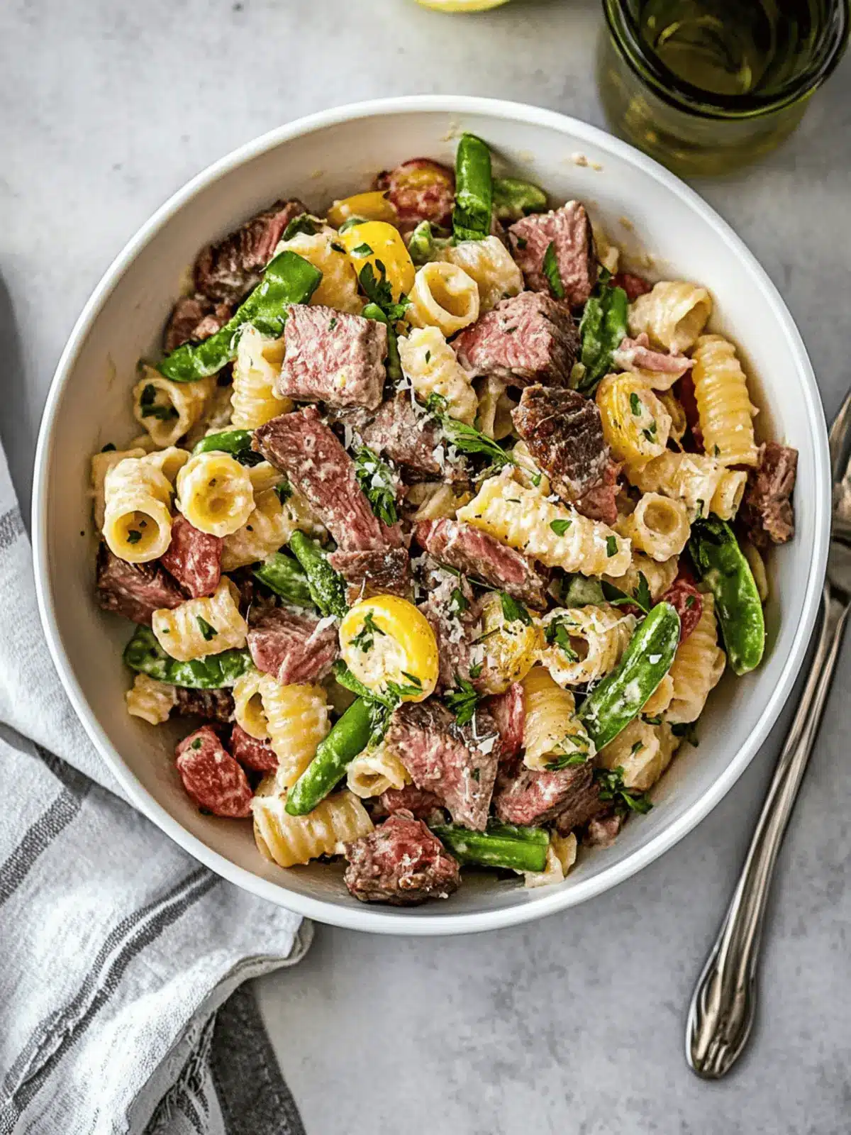 Steak Pasta Salad