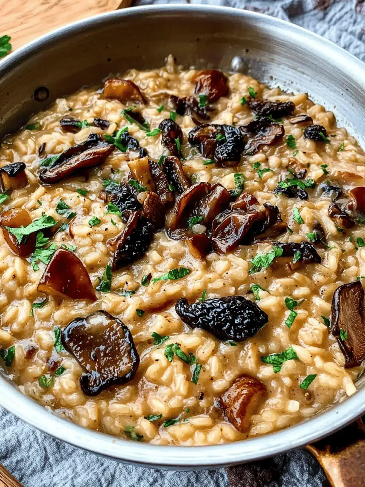 Morel Mushroom Risotto