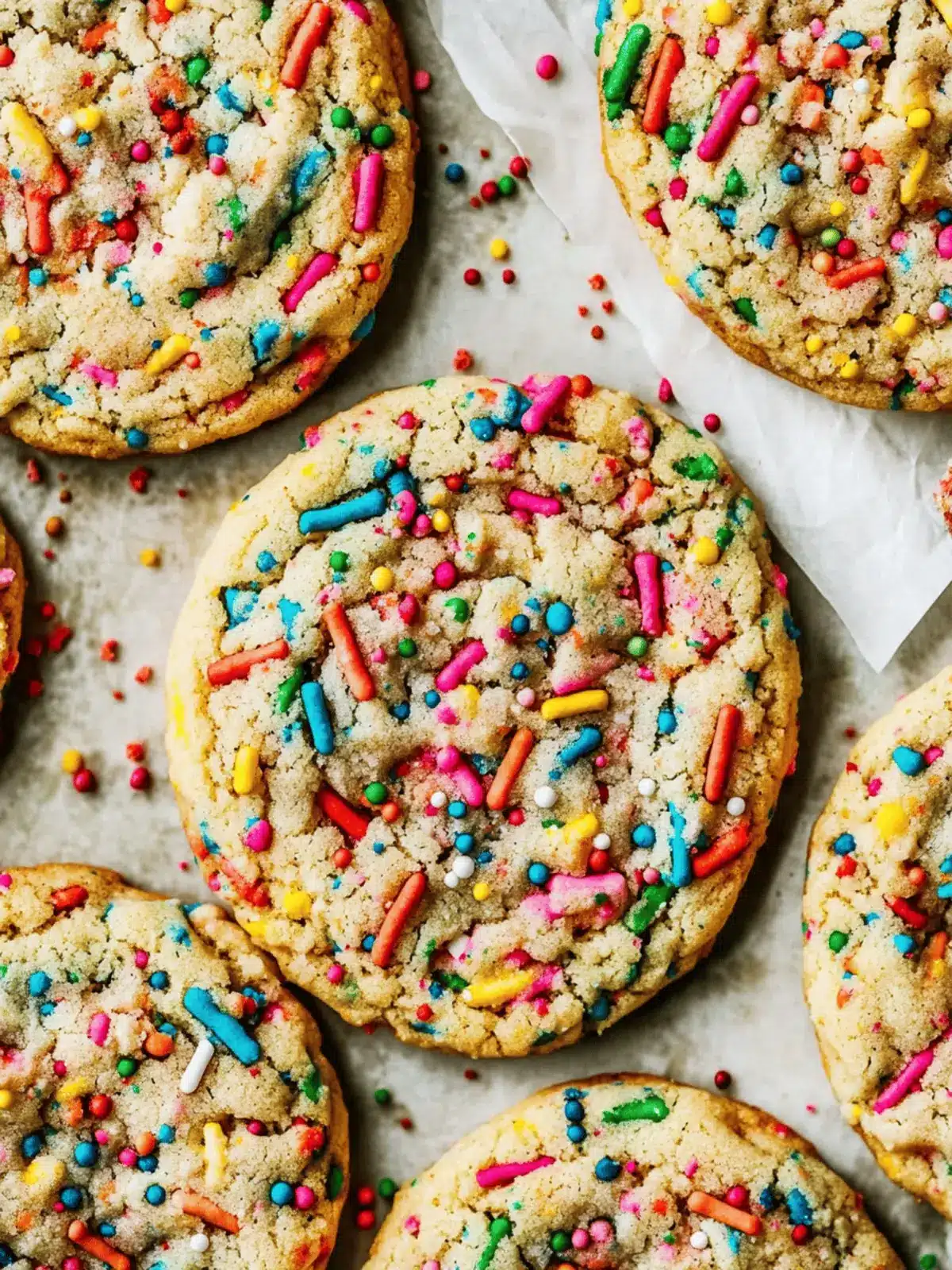 Small Batch Funfetti Cookies