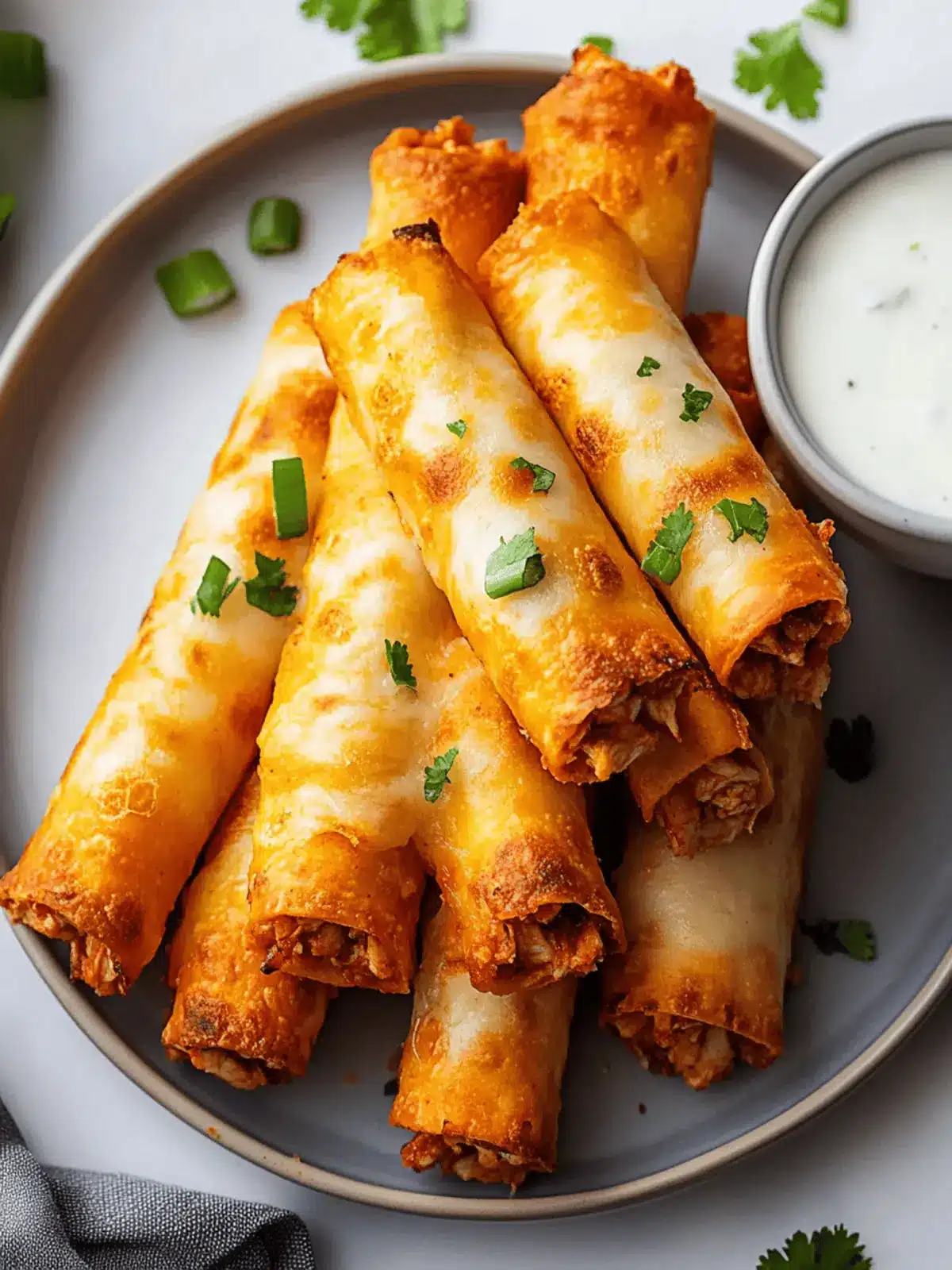 Buffalo Chicken Taquitos