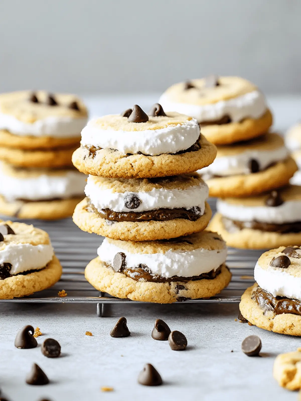 Chocolate Chip Sandwich Cookies