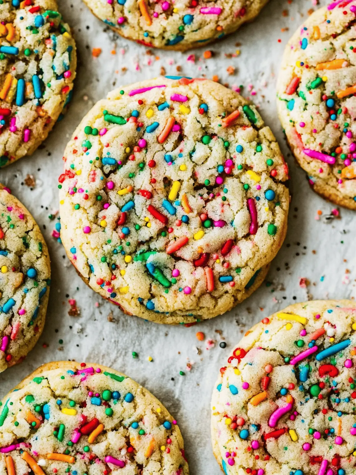 Small Batch Funfetti Cookies