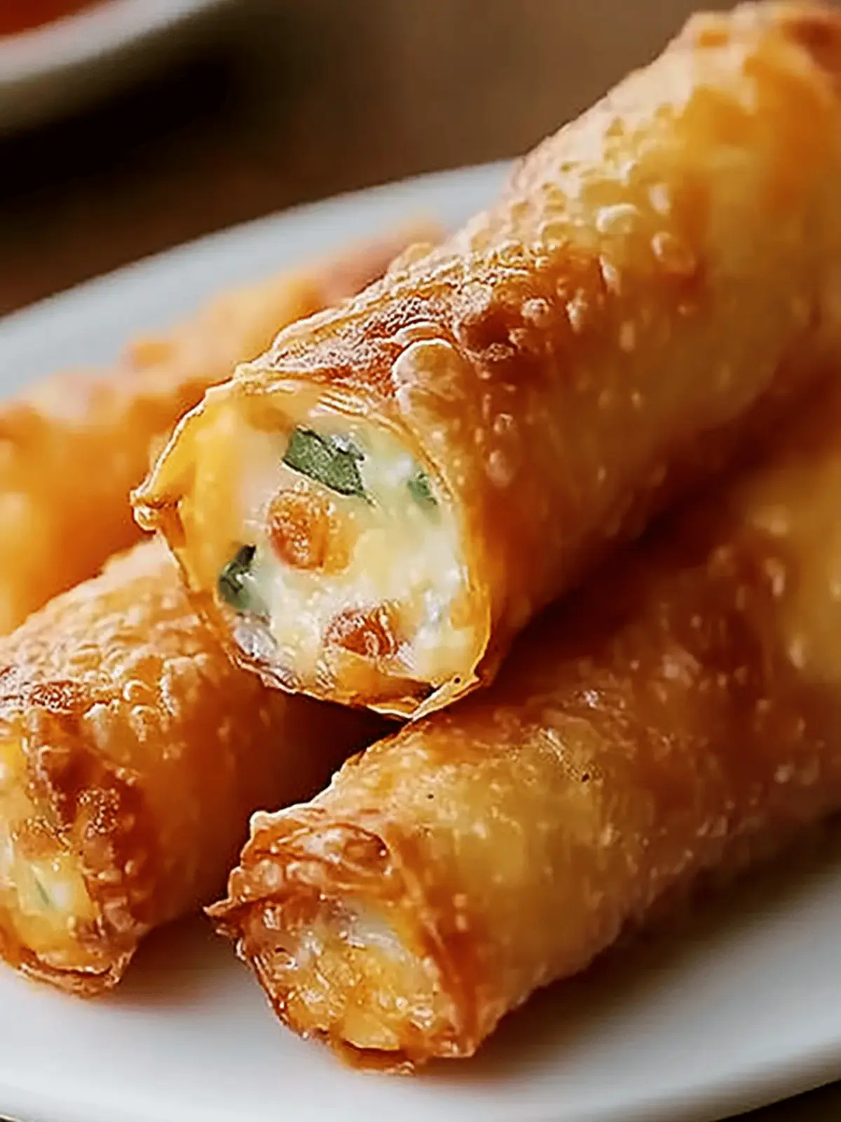 Mini Jalapeño Popper Egg Rolls