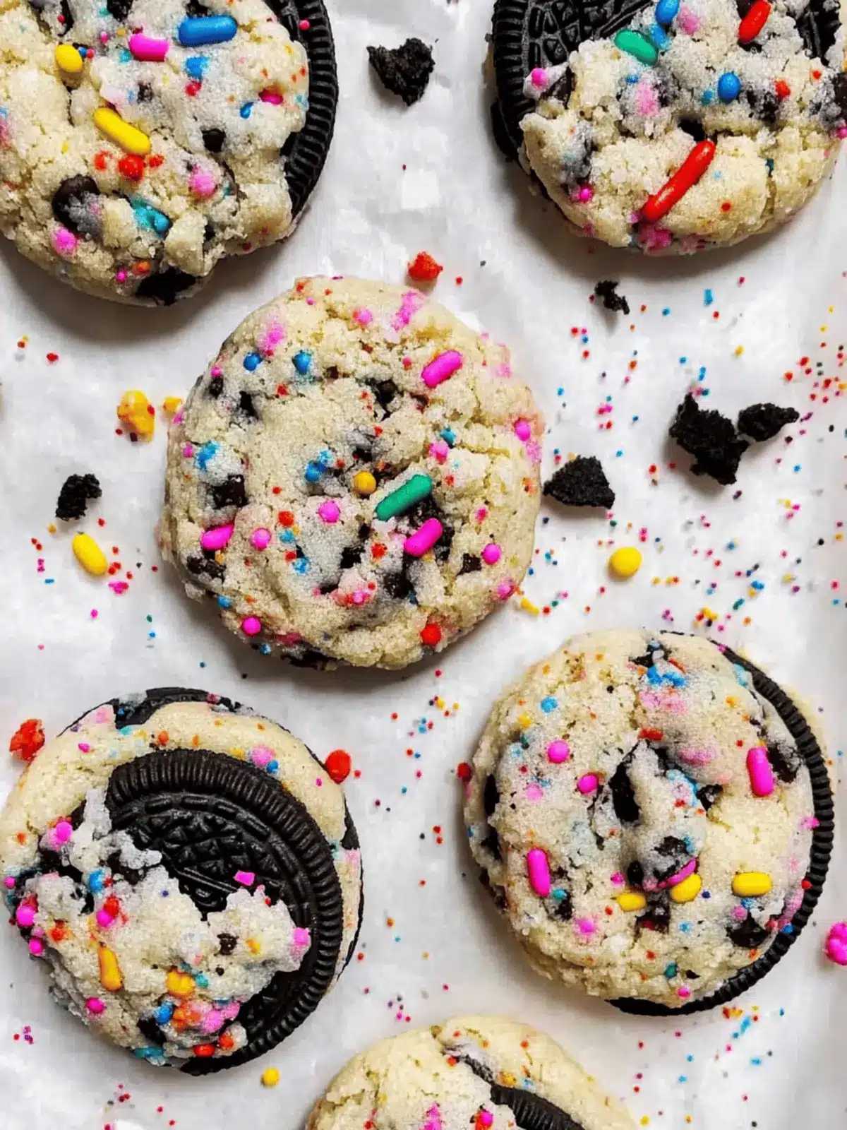 Funfetti Oreo Cookies