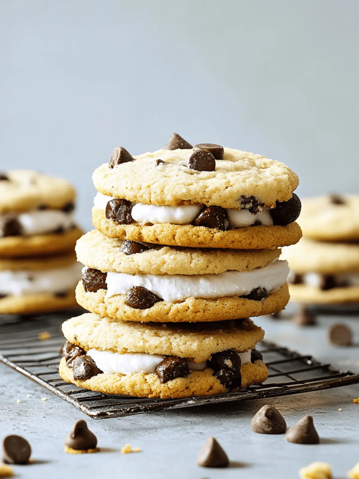 Chocolate Chip Sandwich Cookies