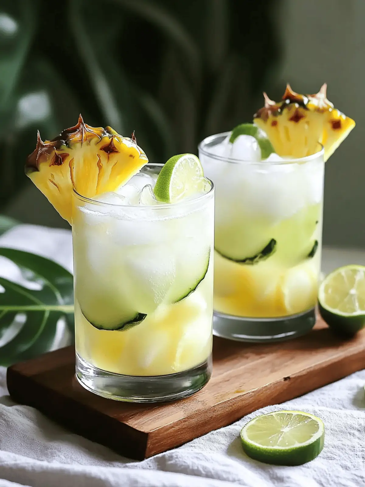 Pineapple Coconut Mojito