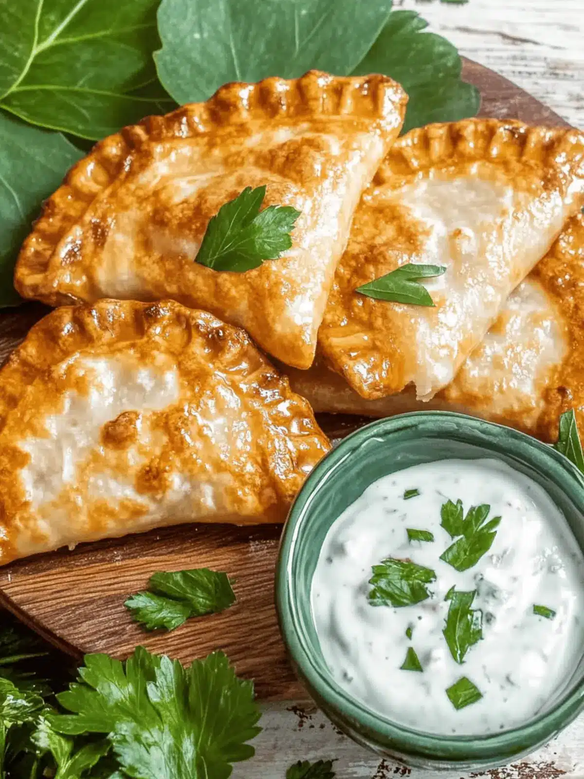 Wild Mushroom Chebureki