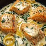 Creamy Salmon Florentine