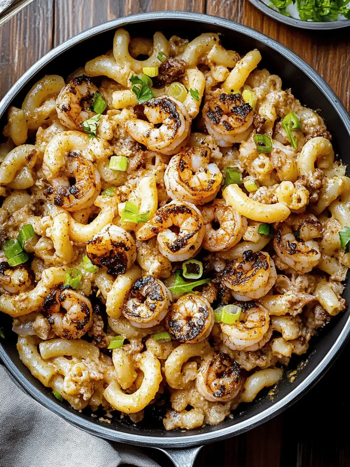 Blackened Shrimp Cavatappi