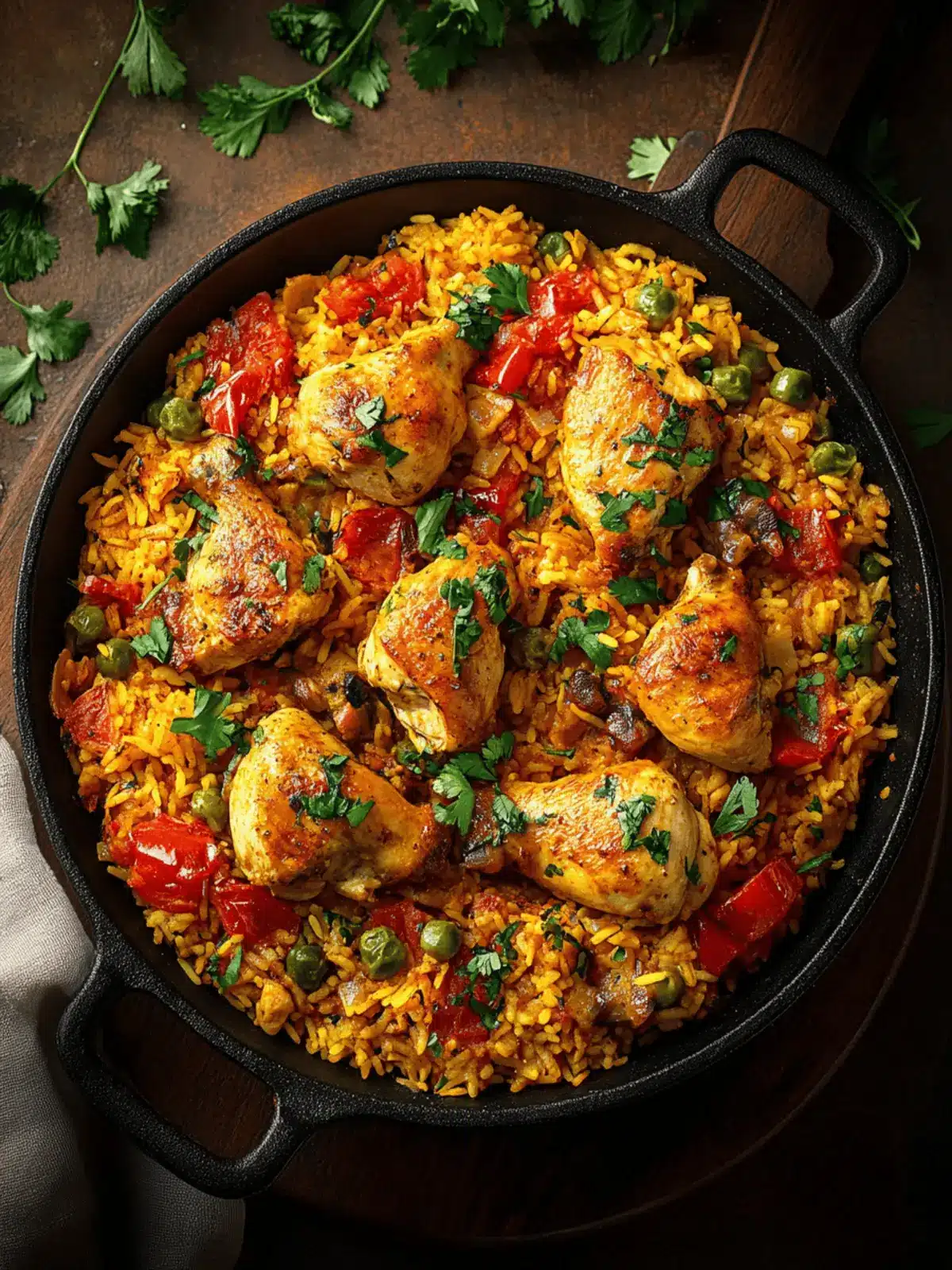 Savory Arroz con Pollo: Easy One-Pot Delight for Everyone