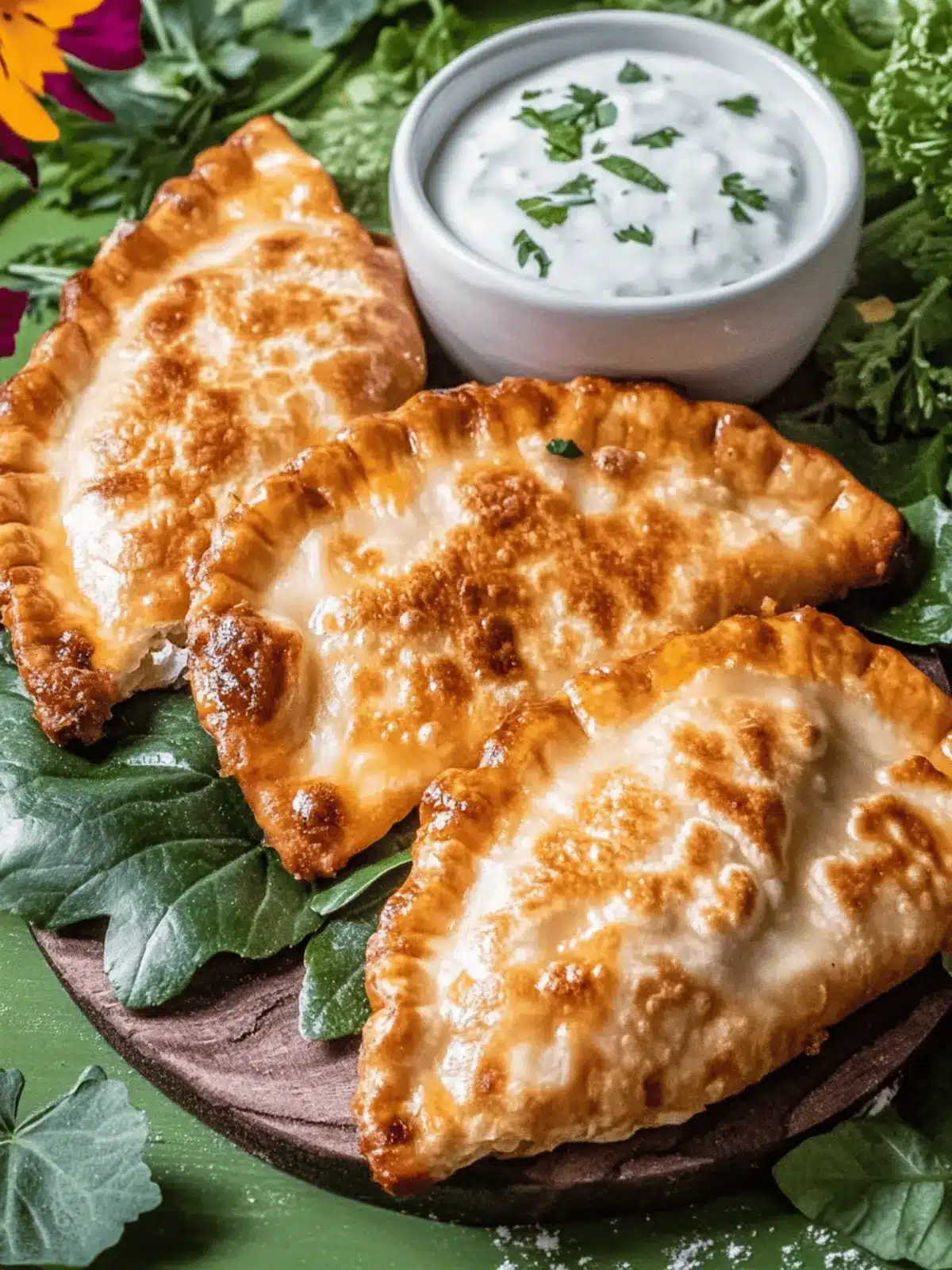 Wild Mushroom Chebureki