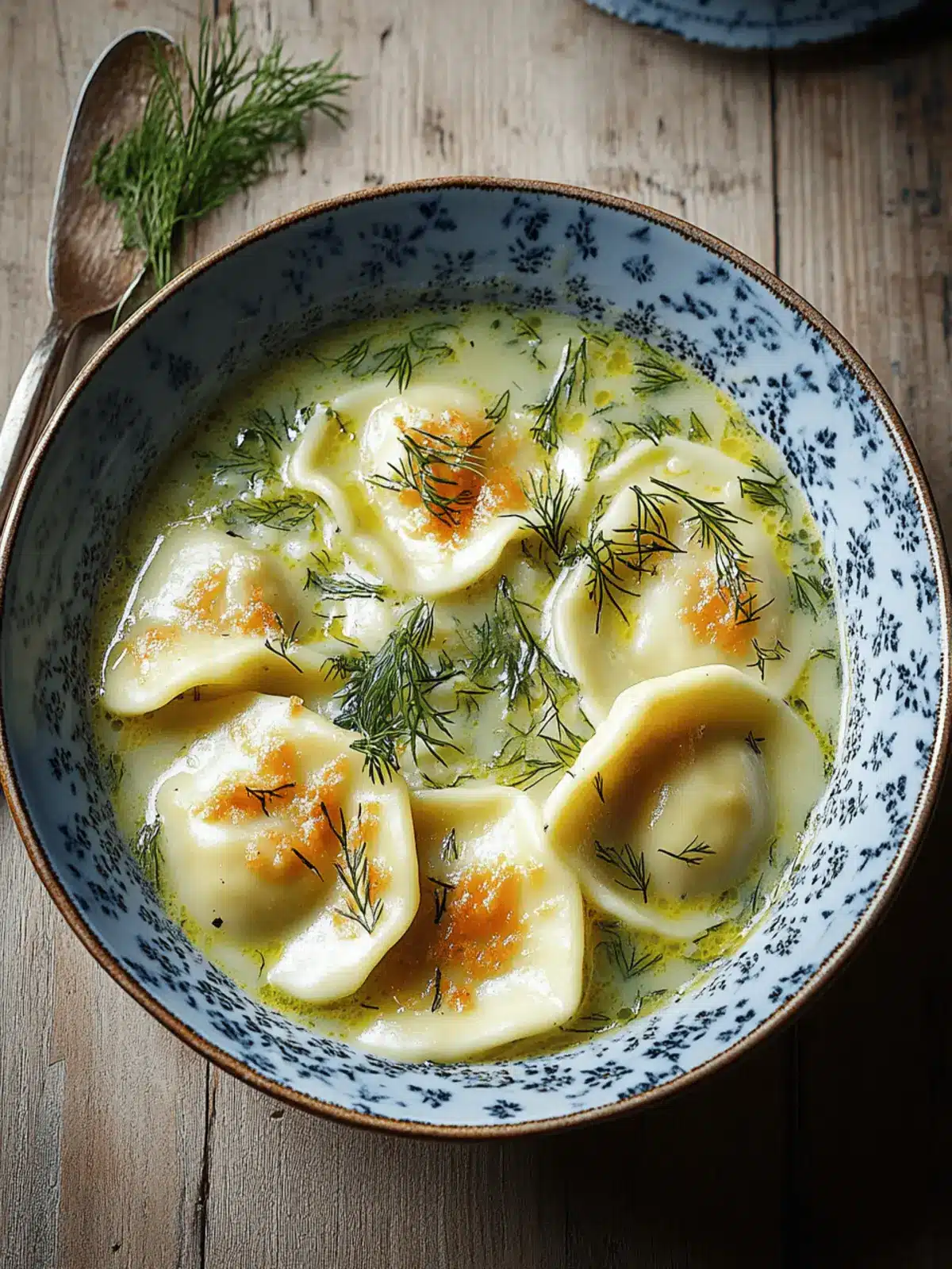 Pierogi Dill Soup