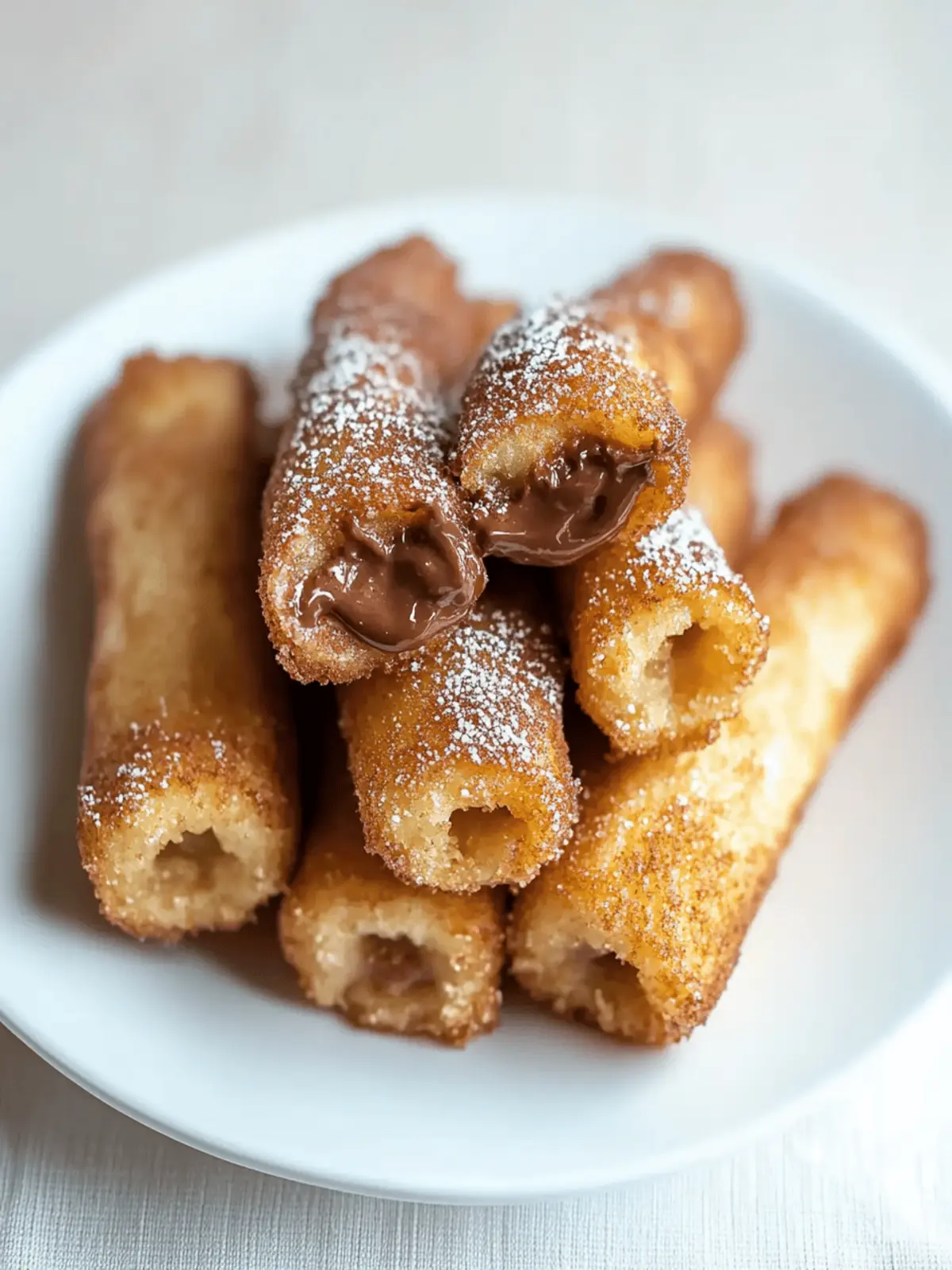 Irresistible Nutty Churro Bites with Nutella for Easy Indulgence