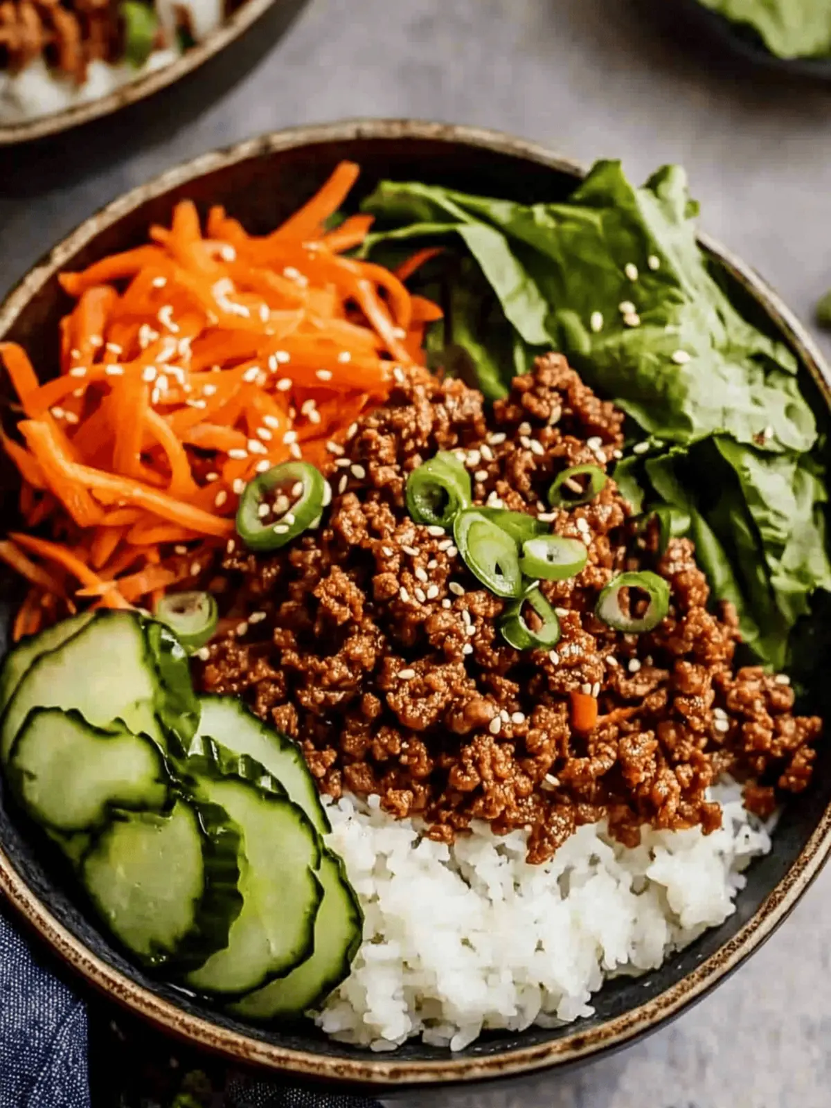 Korean Ground Beef Bulgogi