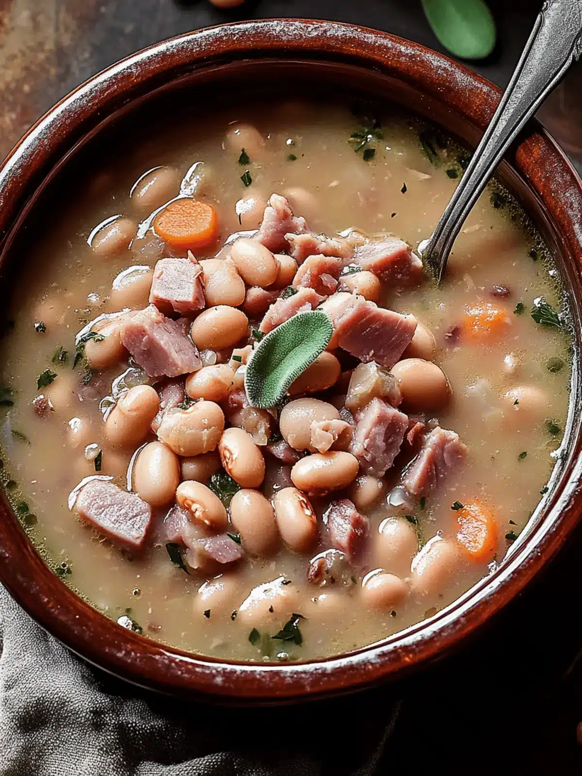 Smokey Ham and Pinto Bean Soup