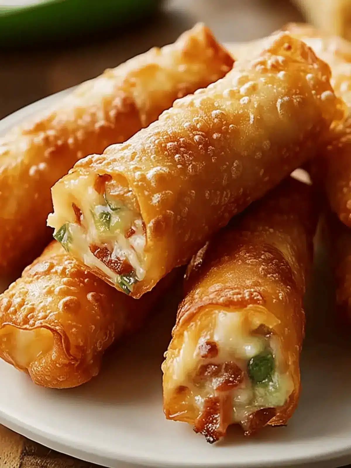 Mini Jalapeño Popper Egg Rolls