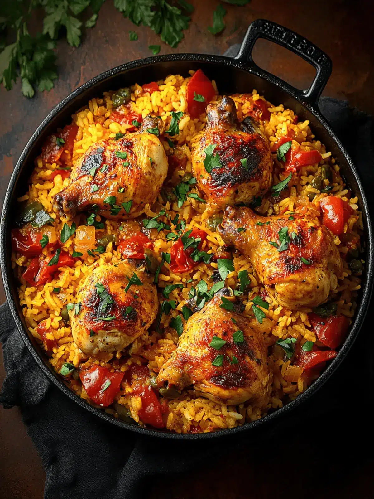 Savory Arroz con Pollo: Easy One-Pot Delight for Everyone