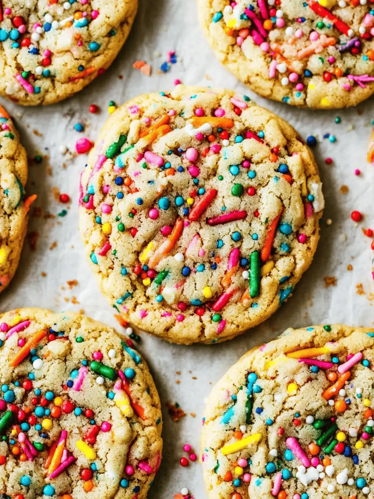 Small Batch Funfetti Cookies