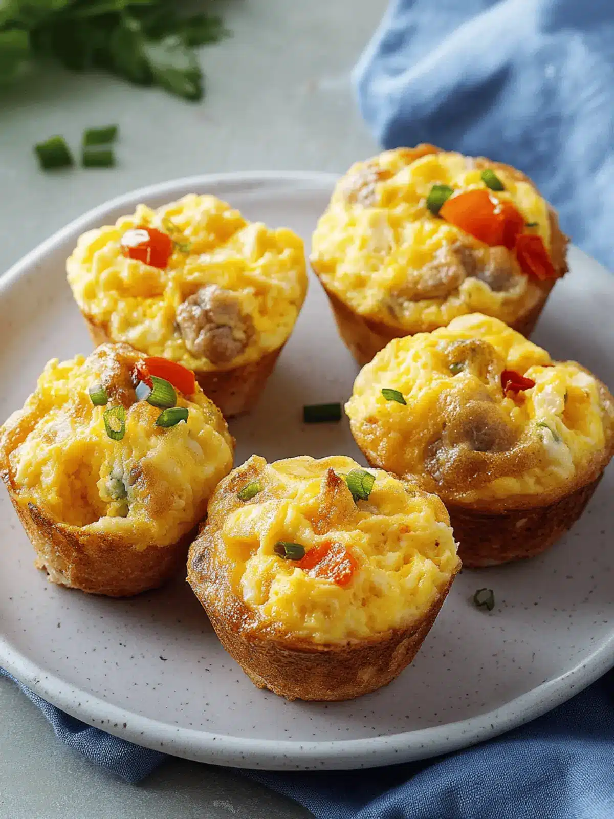 Scrambled Egg Muffins