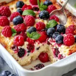 High Protein Triple Berry Bake