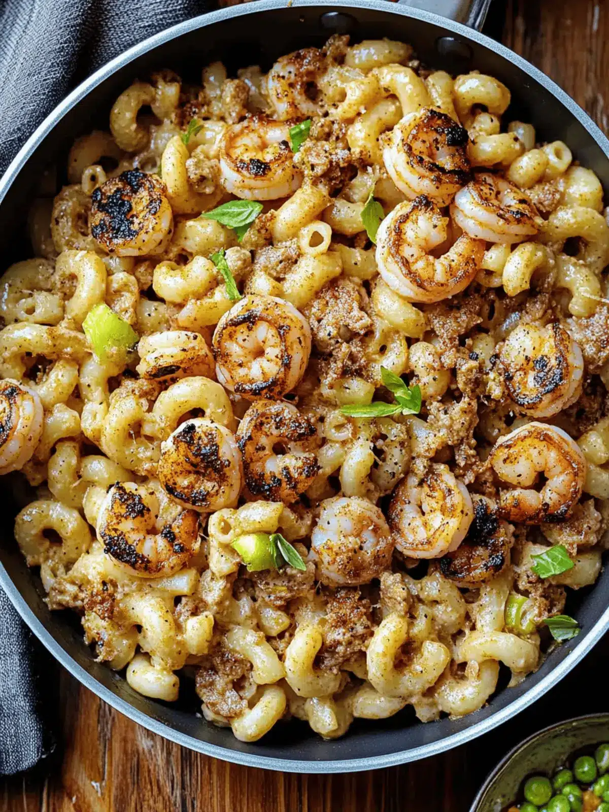 Blackened Shrimp Cavatappi