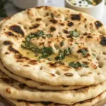 Cottage Cheese Garlic Naan