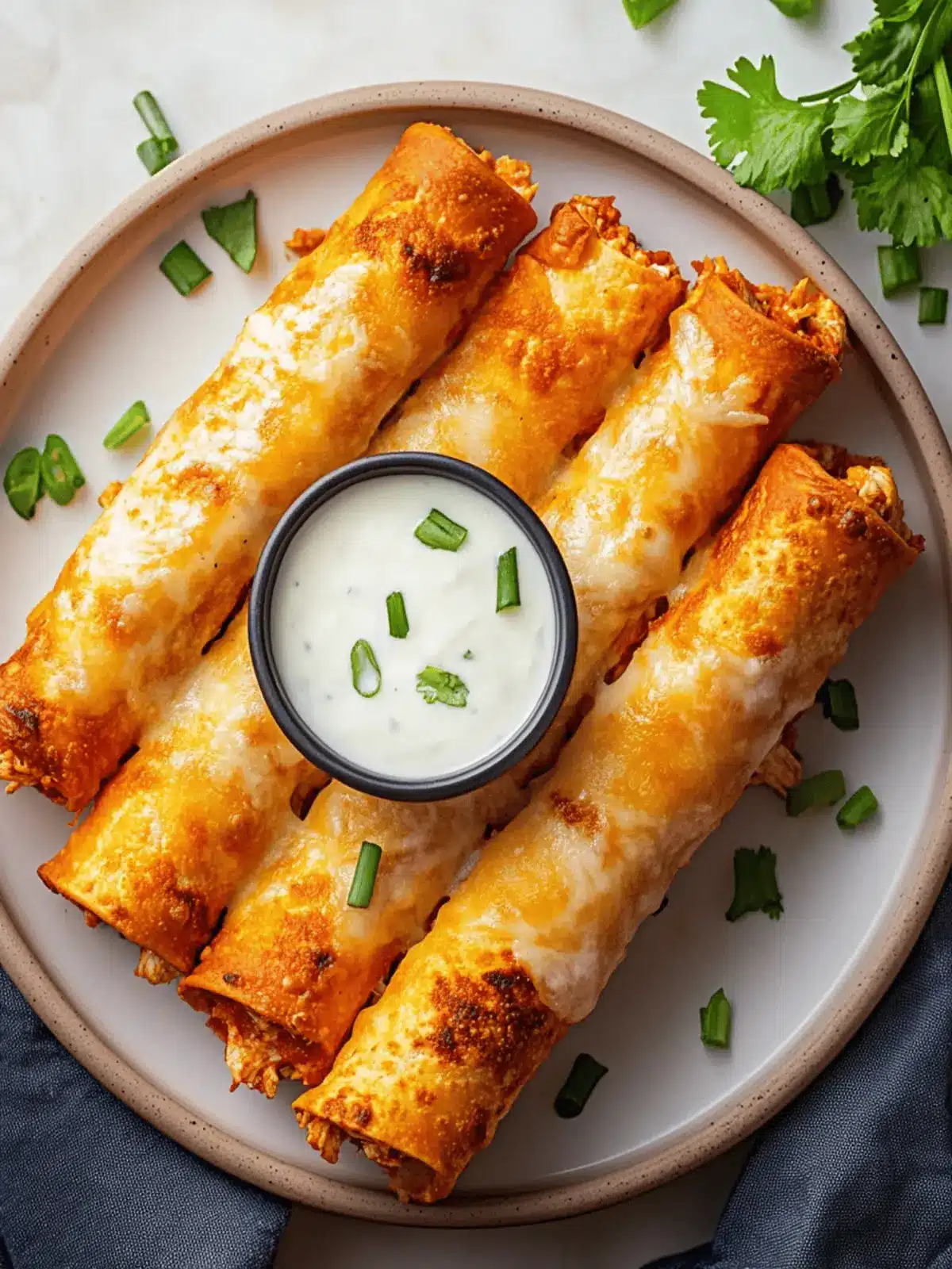 Buffalo Chicken Taquitos