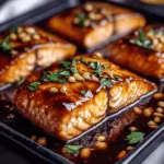 Crispy Honey Garlic Glazed Salmon