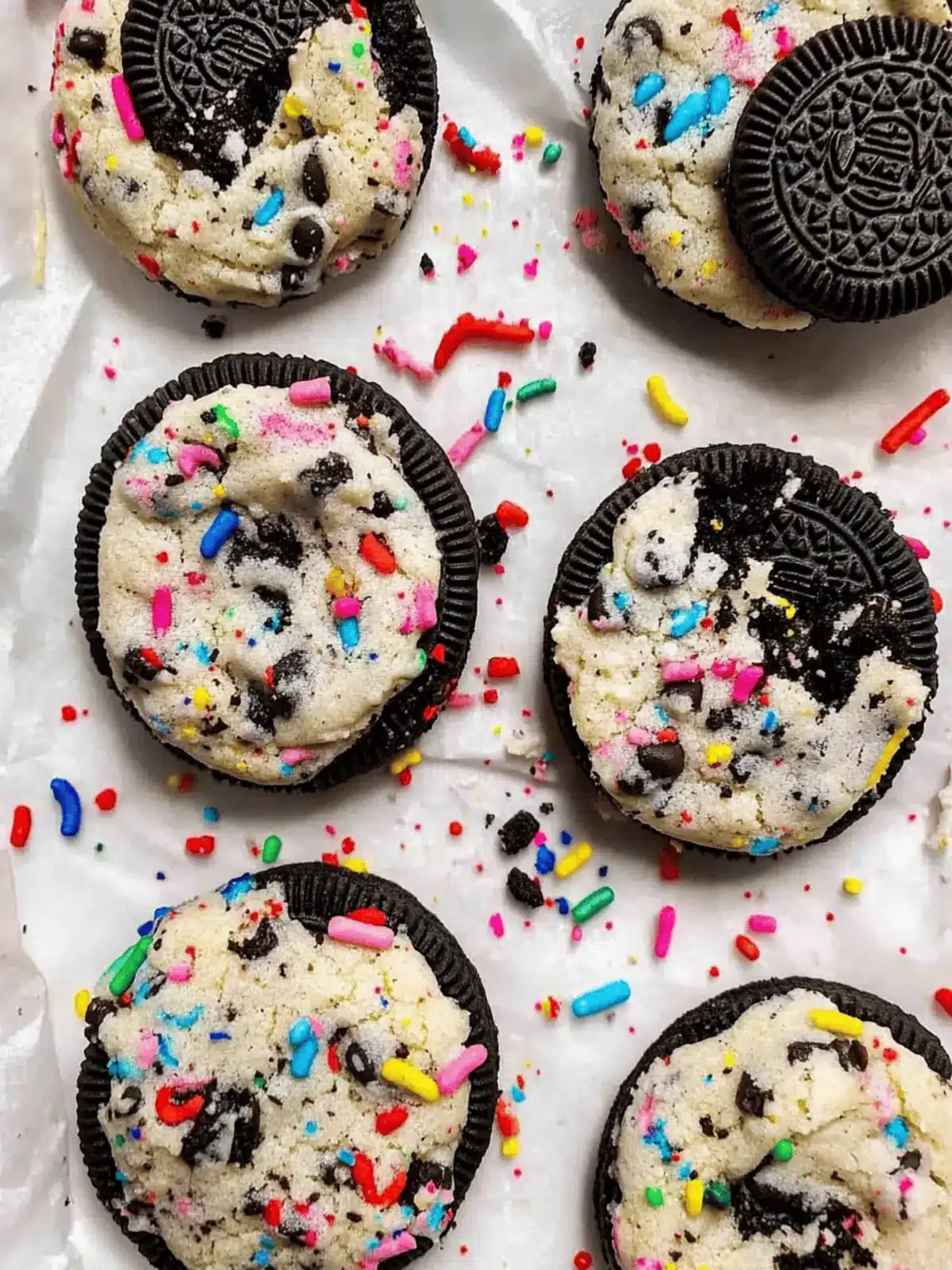 Funfetti Oreo Cookies