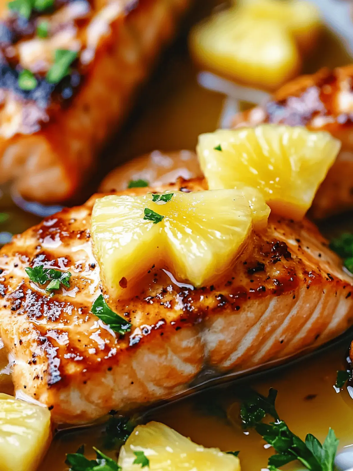 Honey Pineapple Salmon