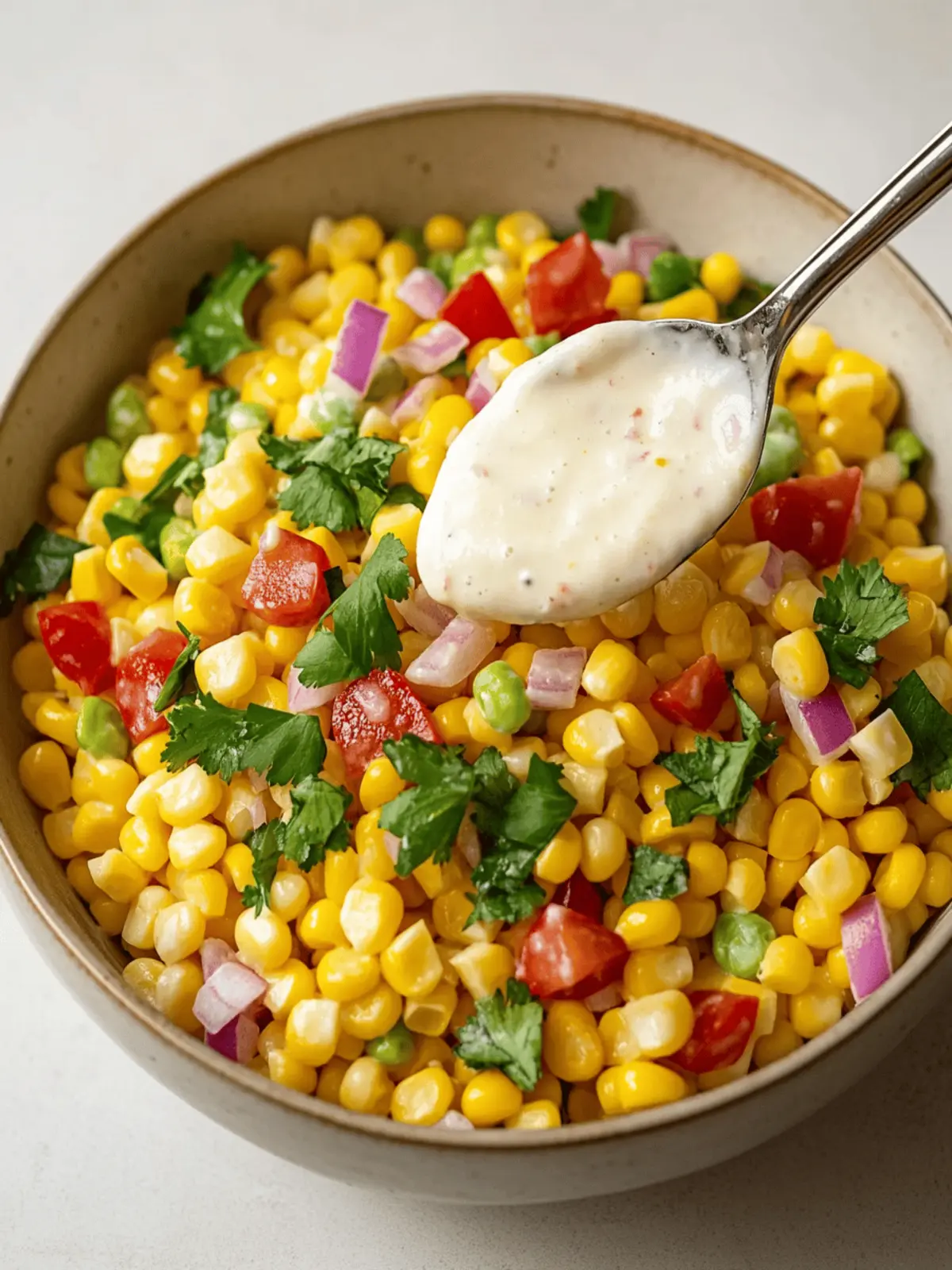 Creamy Frito Corn Salad