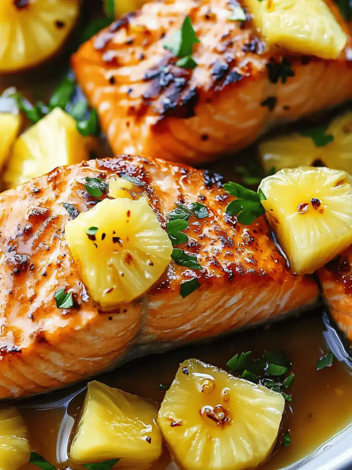 Honey Pineapple Salmon