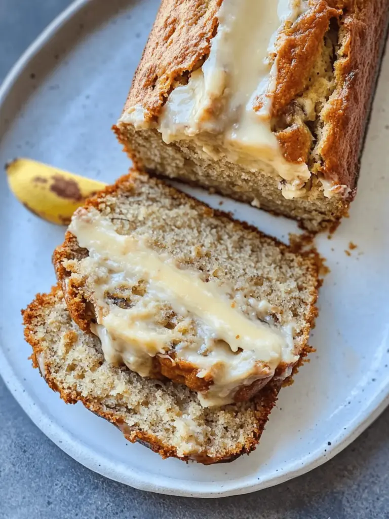 Cheesecake Banana Bread