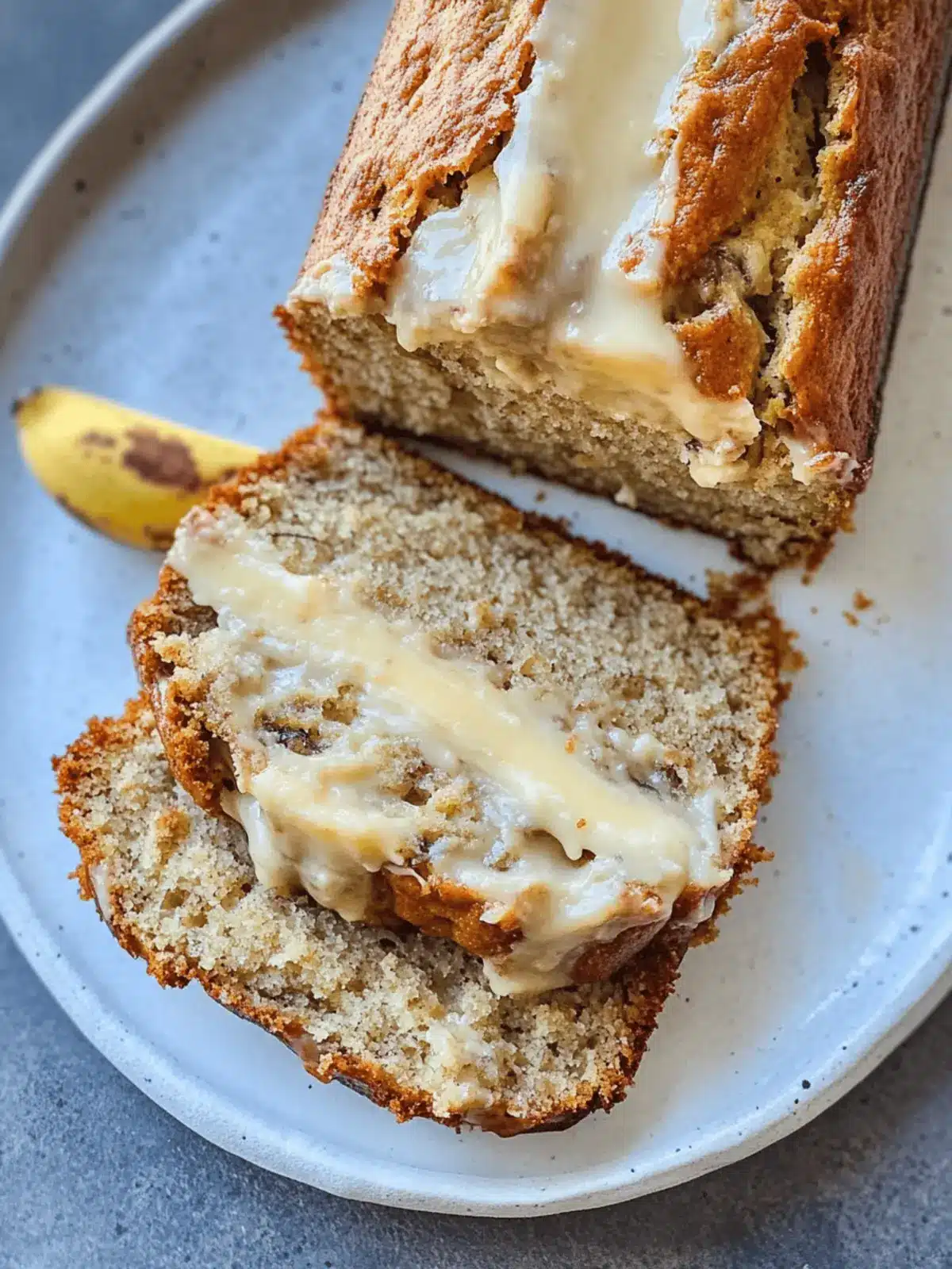 Cheesecake Banana Bread