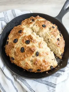 Irish Soda Bread with Caraway and Raisins