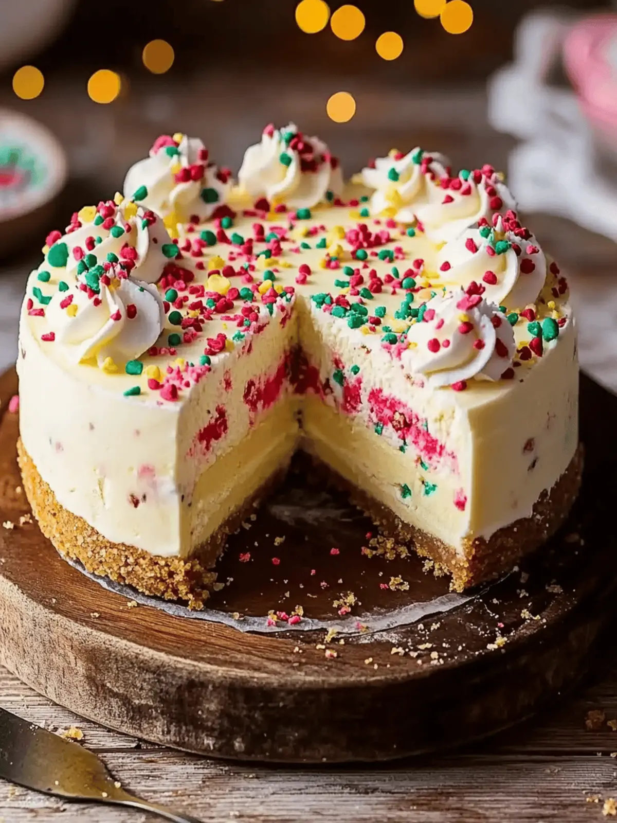 Sugar Cookie Cheesecake