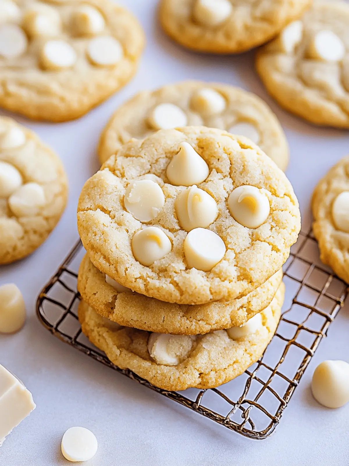 White Chocolate Chip Cookies